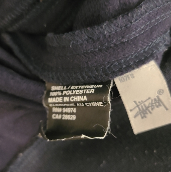 Stussy vintage double S zig zag striped track jacket XL - Picture 7 of 8